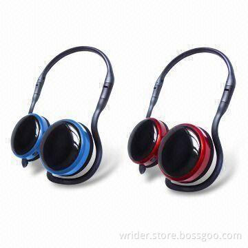 Bluetooth Headphones with 433/433.9Kpbs Synchronous and 3.7V DC/80mA Power Supply